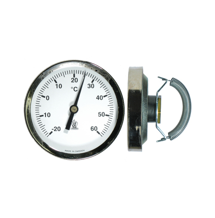 Anliggningstermometer RX-115X Metall med fjder Temperatur 	-20/+60 C