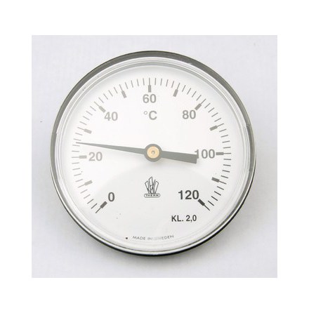 Anliggningstermometer RX-115 Mssing med fjder Temperatur 0/+120 C