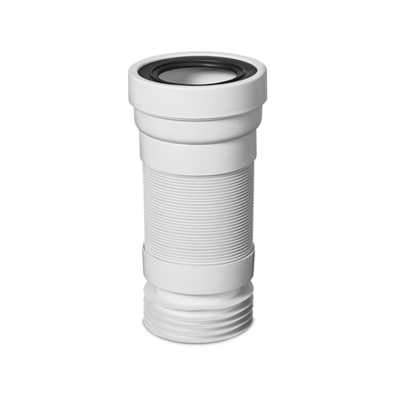 Altech WC-anslutning i dim. 110 mm, L= 170 till 410 mm, centrisk/rak