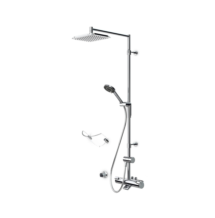 Duschsystem Oras Optima rain shower 160 c/c