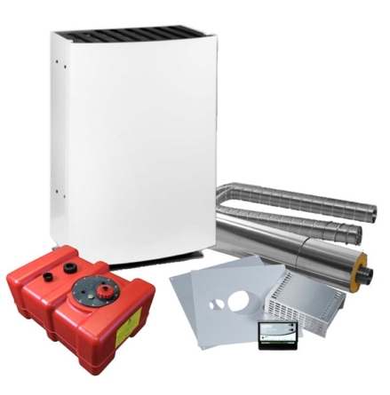 Komplett Wallas-paket 40CC, vit