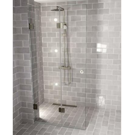 RoyalBath Lyxig Vikbar Skrm Borstad Nickel