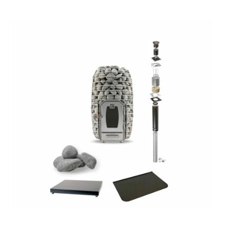 Bastuugn HUUM Hive Wood 17 paket