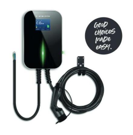 Laddbox 3-fas med kabel T2-kontakt