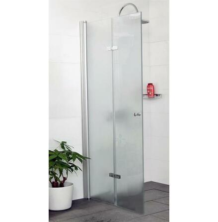 Cyclone Ledad Duschvgg Vikbar Frostat glas