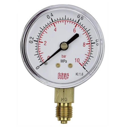 Tryckmtare 63 0-10BAR G8 nedt