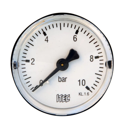 Manometer IPX/Cirex DN8 0-3,0 bar rd vid 1,5 bar, centrisk