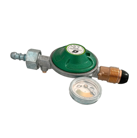Gasolregulator med manometer, 1,5kg/h  