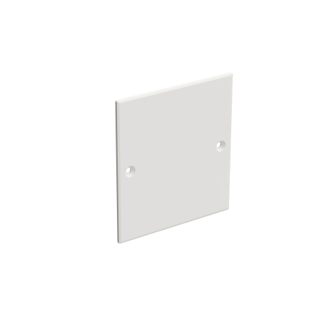 Lock apparatdosa enkel vit
