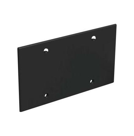 Lock apparatdosa dubbel svart