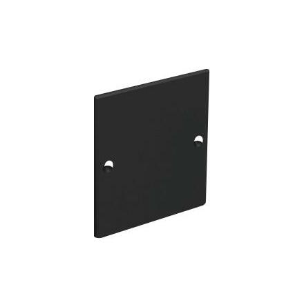 Lock apparatdosa enkel svart