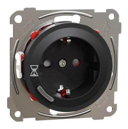 Timeruttag 1-p 16A One Svart