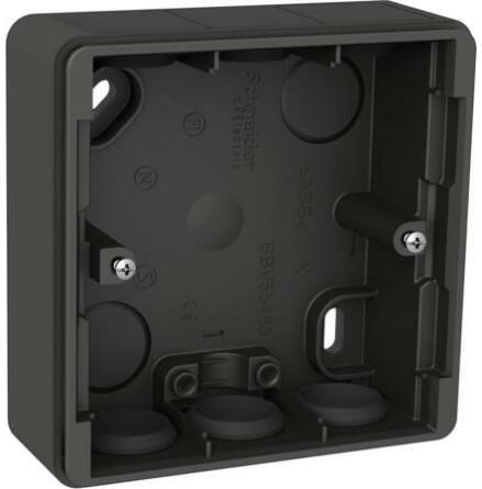 DOSA 1-FACK 25MM IP44 ANTRACIT