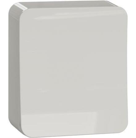 Utanpliggande strmstllare, Exxact, trapp/1-pol, 16A, IP21, skruvanslutning, vit
