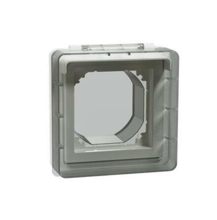 Tckram med lock IP44