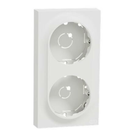 Frhjningsram 2-f lg renvit