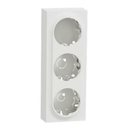 Frhjningsram 3-f hg renvit