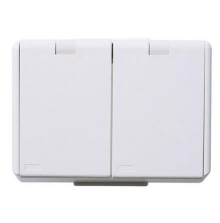 Uttag 2-v RS IP44 mj m lock RV