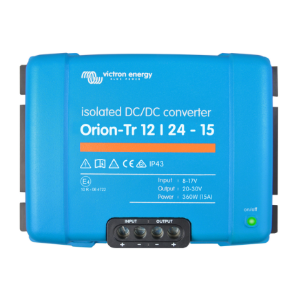 DC/DC-omformare Victron Orion-Tr 12/24-5A (120W) isolerad  