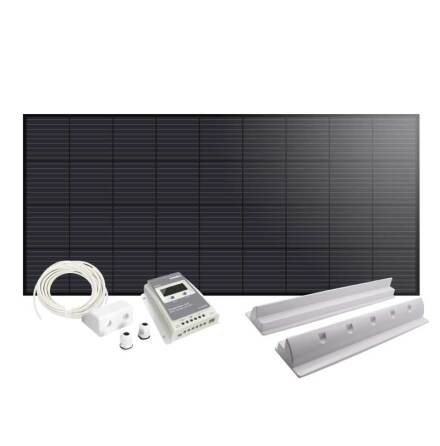 Solcellspaket Caravan 200W MPPT, spoiler