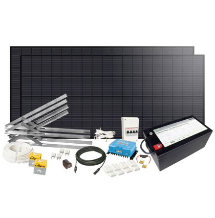 Solcellspaket 400W Sunwind Basic Litium
