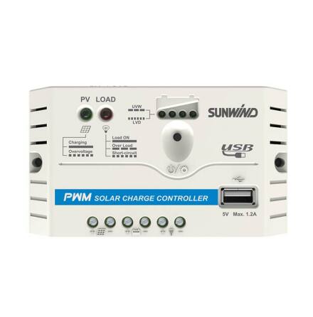 Solcellsregulator Sunwind Basic 10A 12/24V