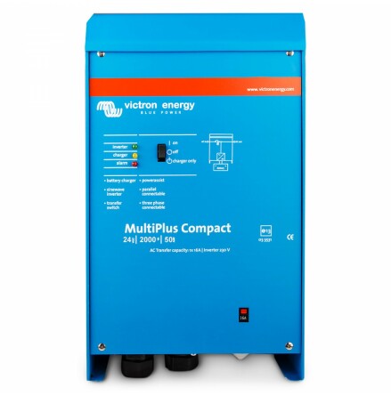 Laddare/Inverter Victron MultiPlus Compact 24/2000/50-30 230V VE.Bus