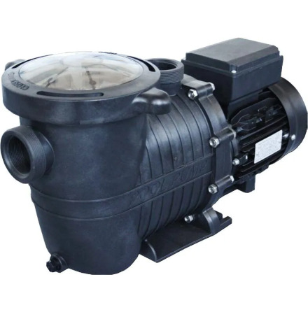 Poolpump frstrkt plast 1 1/2" x 1 1/2" limsockel x invndig gnga 4,5A 230VAC svart type Mega Star