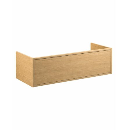 Kommodskp Gustavsberg Ducentic 120 cm Ljus ek, Med en lda