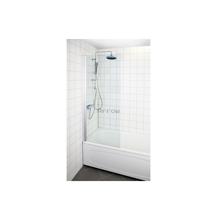 Arrow Bath Badkarsvgg vndbar, klarglas, 1500 x 800 mm