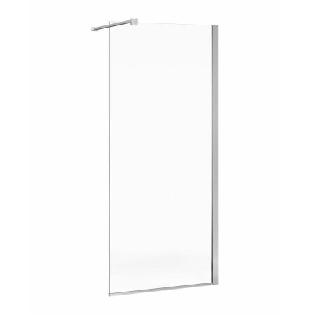 Duschvgg Gustavsberg Square Fast Vgg Vndbar fr Hger/vnstermontage 80 cm, Krom