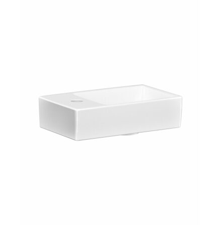 Tvttstll Gustavsberg Artic Small fr Bultmontage 36 cm Bassng hger, blandarhl vnster, Vit