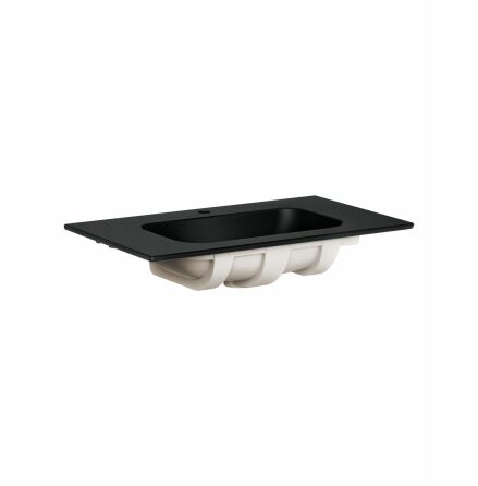 Mbeltvttstll Gustavsberg fr Artic Slim Kommodskp 80 cm, Mattsvart