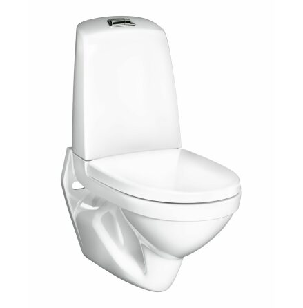 Toalettstol Vgghngd Gustavsberg Nautic 1522 med Cistern Hygienic Flush 4/2 liter, Soft Close/Quick Release sits, CeramicPlus