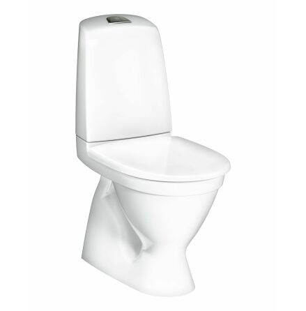 Toalettstol Gustavsberg Nautic 1510 P-ls Hygienic Flush Dolt 4/2L Skruvmontage Standardsits