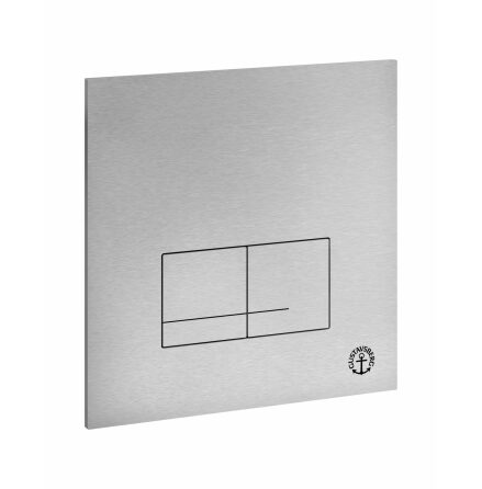 Tryckplatta till Toalett Gustavsberg Trimont XS Rektangulr Aluminium