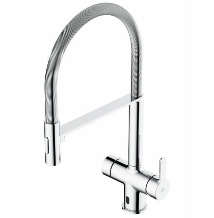 Kksblandare Gustavsberg Estetic Duo Blyfri med Sensor Pull-off Pip Krom