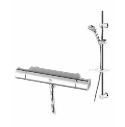 Duschpaket Gustavsberg Atlantic 2.1 Termostat inkl. Duschset Blyfri Energiklass A 160 cc