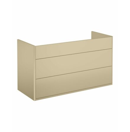 Kommodskp Gustavsberg Graphic 100 cm, Beige, Utan tvttstll