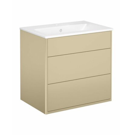 Kommodskp Gustavsberg Graphic 60 cm, Beige, Med tvttstll