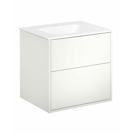 Kommodskp Gustavsberg Artic 60 cm, Vit, Med tvttstll matt vit