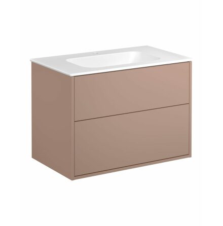 Kommodskp Gustavsberg Artic 80 cm, Peach, Med tvttstll matt vit