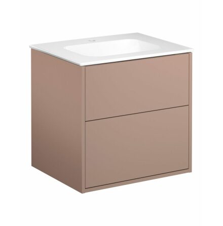 Kommodskp Gustavsberg Artic 60 cm, Peach, Med tvttstll vit
