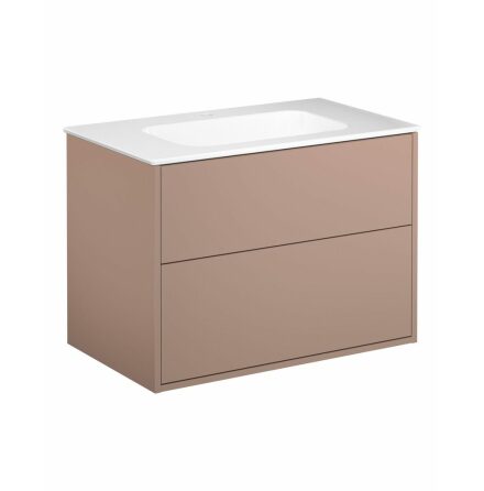 Kommodskp Gustavsberg Artic 80 cm, Peach, Med tvttstll vit
