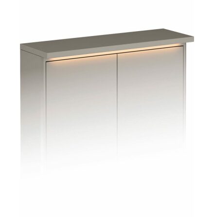 Toppskiva till Vggskp Gustavsberg med LED-belysning 60 cm, 20 cm, Varm gr