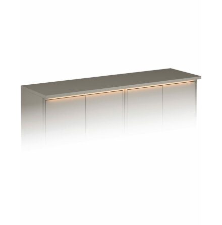 Toppskiva till Vggskp Gustavsberg med LED-belysning 120 cm, 36 cm, Varm gr