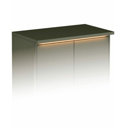 Toppskiva till Vggskp Gustavsberg med LED-belysning 60 cm, 36 cm, Grn