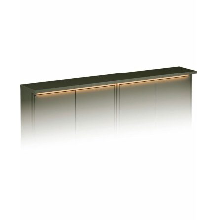 Toppskiva till Vggskp Gustavsberg med LED-belysning 120 cm, 20 cm, Grn