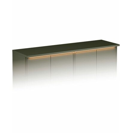 Toppskiva till Vggskp Gustavsberg med LED-belysning 120 cm, 36 cm, Grn