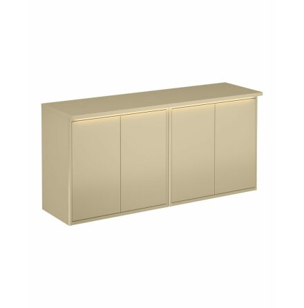 Toppskiva till Vggskp Gustavsberg med LED-belysning 120 cm, 36 cm, Beige